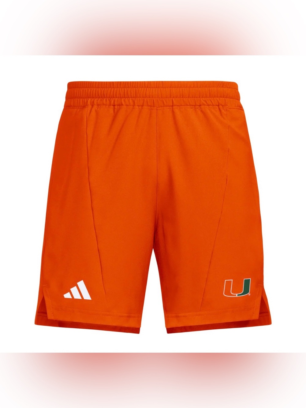 Miami Hurricanes adidas D4T Aeroready Training Shorts 9” Inseam Size XL $65